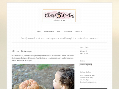 clicksbycollins.com snapshot