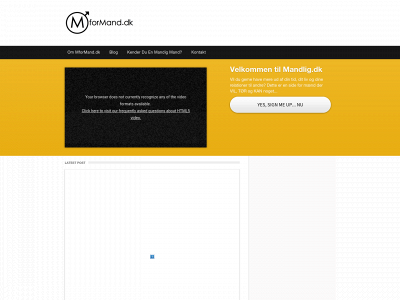 mandlig.dk snapshot