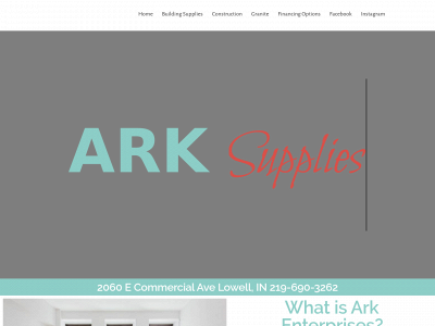 arksupplies.net snapshot