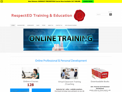 www.respected.training snapshot
