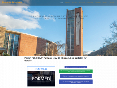 standrewjohnstown.org snapshot