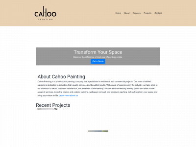 cahoopainting.com snapshot