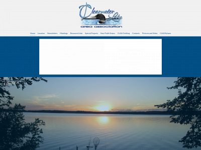 clearwaterlakearea-mn.org snapshot