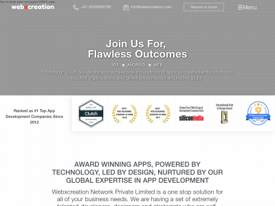 webxcreation.in snapshot