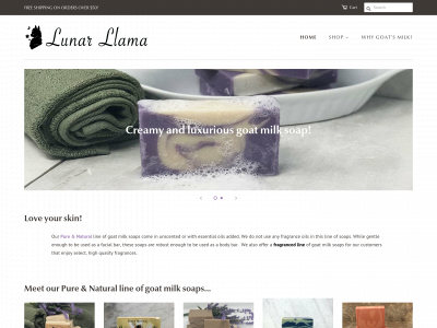 lunarllama.com snapshot