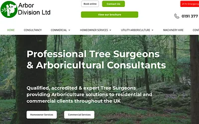 arbordivision.co.uk snapshot