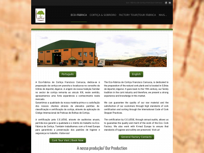 www.eco-corkfactory.com snapshot