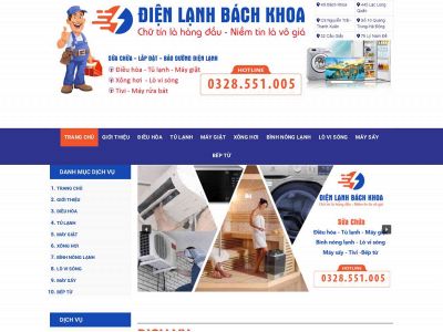 bachkhoadienlanhhanoi.com snapshot