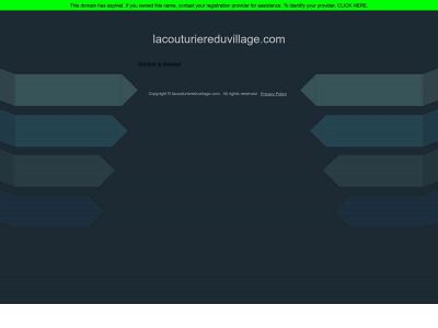 lacouturiereduvillage.com snapshot