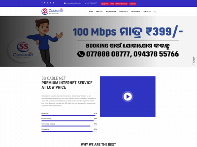 sscablenet.in snapshot