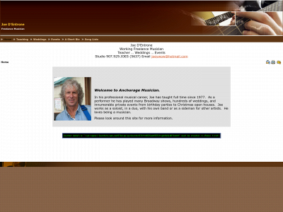 anchoragemusician.com snapshot