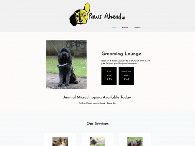 paws-ahead.com snapshot