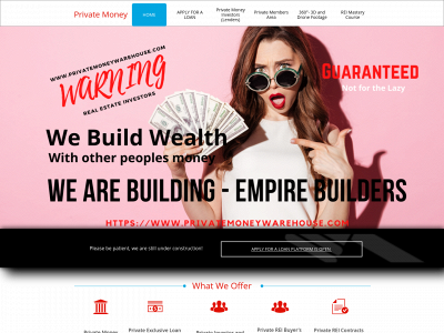 privatemoneywarehouse.com snapshot