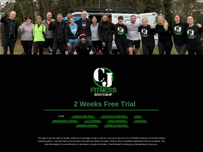 cjfitness-bootcamp.co.uk snapshot