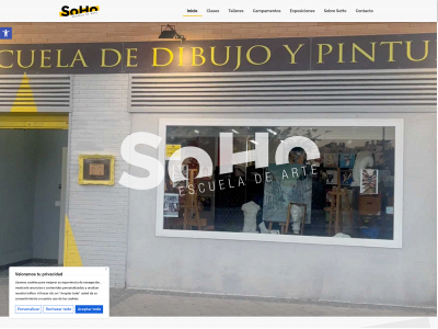 escueladeartesoho.com snapshot