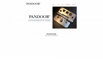 pandoor.se snapshot