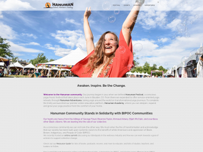 hanumancommunity.com snapshot