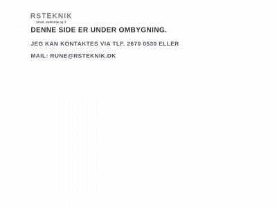 rsteknik.dk snapshot