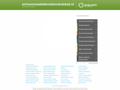 schoonmaakdienstenrandstad.nl snapshot