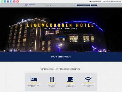 leulmekonnenhotel.com snapshot