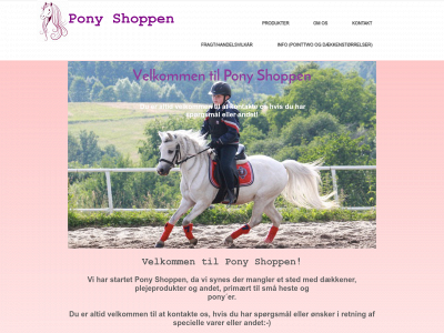 ponyshoppen.dk snapshot