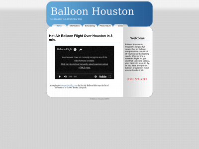 balloonhouston.com snapshot