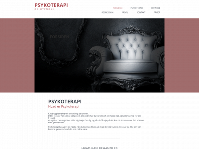 psykoterapi-hypnose.dk snapshot
