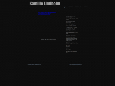 kamillelindholm.nu snapshot