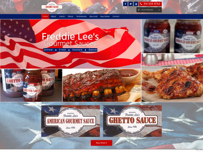 freddieleesgourmetsauces.com snapshot