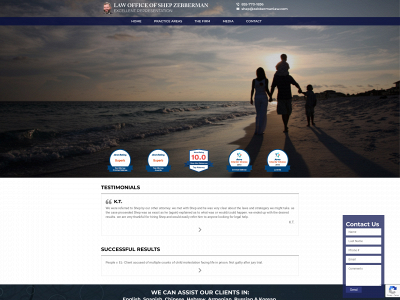 www.zebbermanlaw.com snapshot
