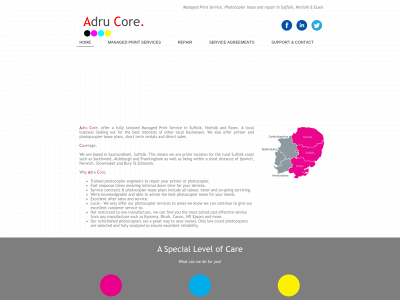 adrucore.co.uk snapshot