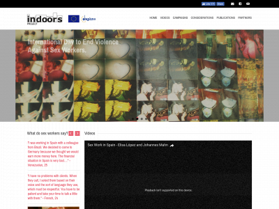 indoors-project.eu snapshot