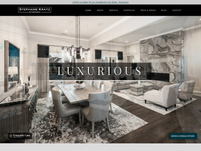 stephaniekratzinteriors.com snapshot