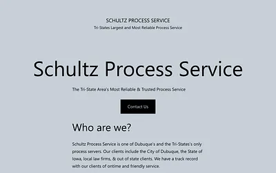 schultzprocessservice.com snapshot