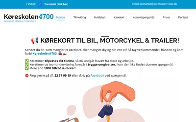 koreskolen4700.dk snapshot
