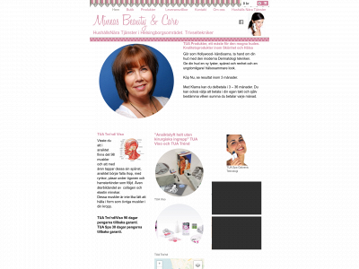 mineasbeautycare.se snapshot