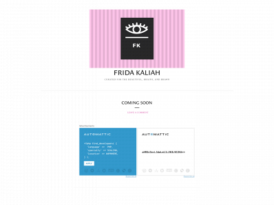 fridakaliah.com snapshot
