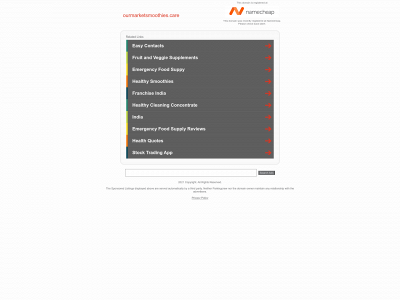 ourmarketsmoothies.care snapshot