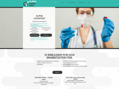 alphacovidtest.se snapshot