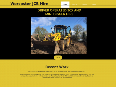 worcesterjcbhire.com snapshot
