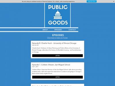 publicgoodspodcast.com snapshot
