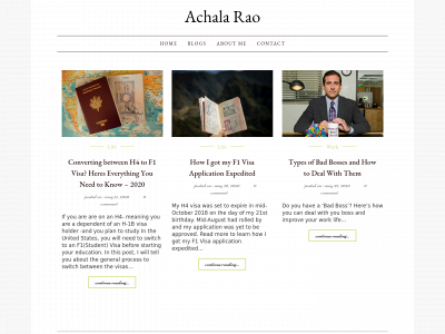 achalarao.com snapshot