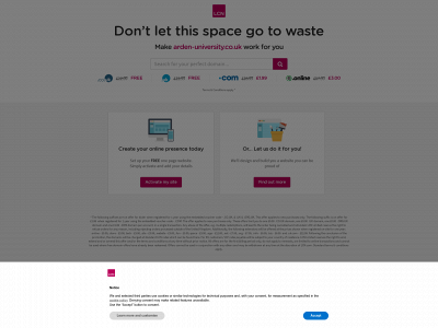 arden-university.co.uk snapshot