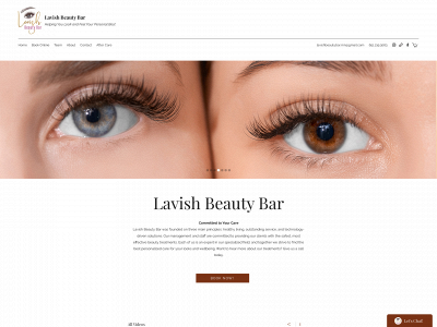 www.lavishbeautybarmn.com snapshot