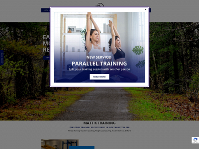 mattktraining.com snapshot