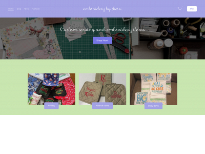 embroiderybysherri.com snapshot