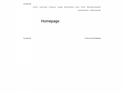 thedigitaledit.com.au snapshot