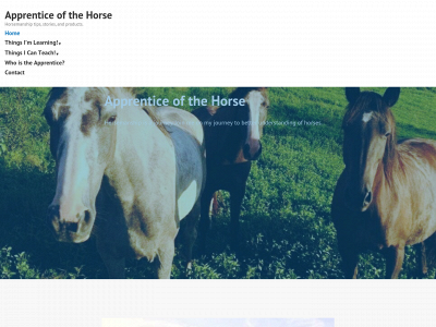 apprenticeofthehorse.com snapshot