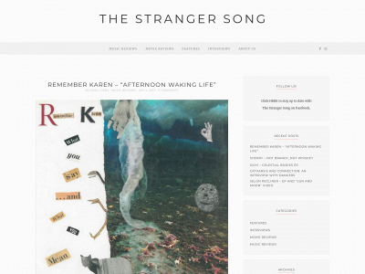 thestrangersong.com snapshot