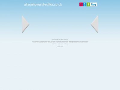 alisonhoward-editor.co.uk snapshot